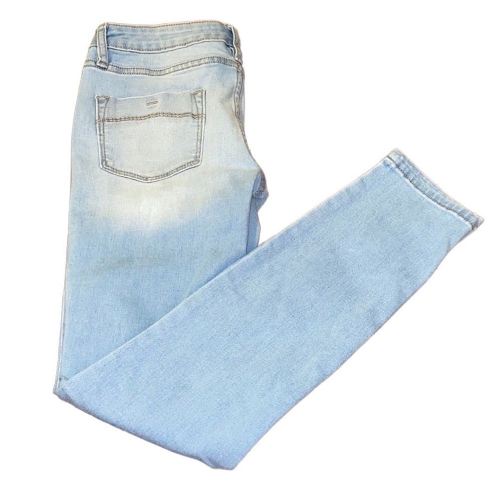 RSQ Semi-Destructed Mid-Rise Skinny Jeans